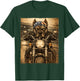 Vintage Presa Canario Dog Biker Riding Classic Motorcycle T-Shirt - T-Shirt | Forest