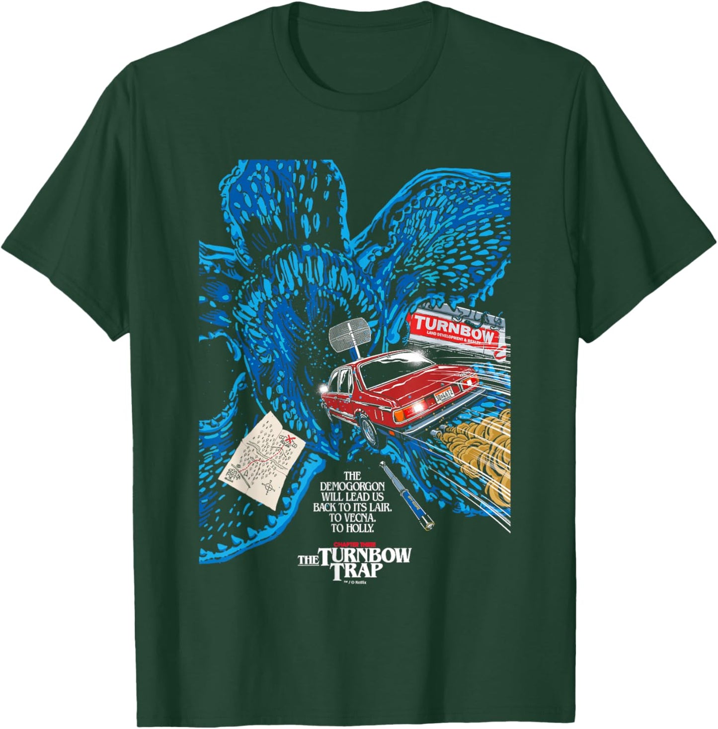 Stranger Things Season 5 X Butcher Billy The Turnbow Trap T-Shirt - T-Shirt | Forest