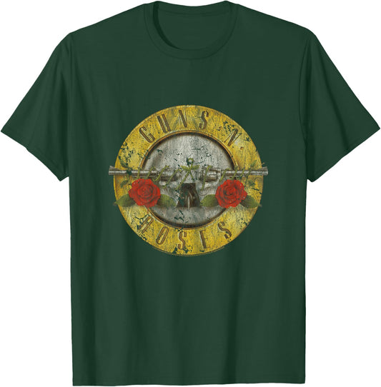 Official Guns N Roses Classic Logo Women Classic Rock Band T-Shirt - T-Shirt | Forest