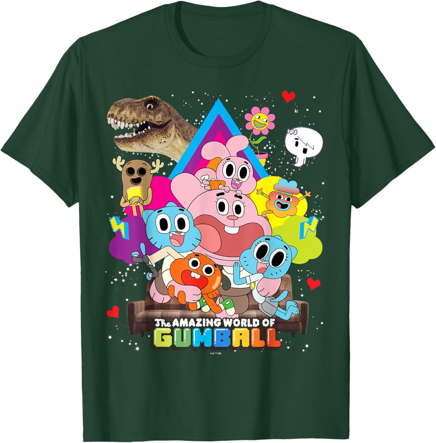 The Amazing World of Gumball The Watterson & Friends T-Shirt - T-Shirt | Forest