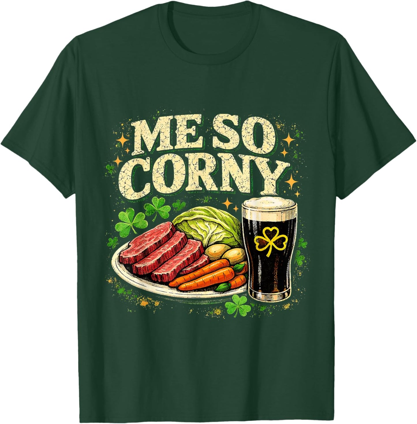Funny St Patricks Day Food T-Shirt - T-Shirt | Forest
