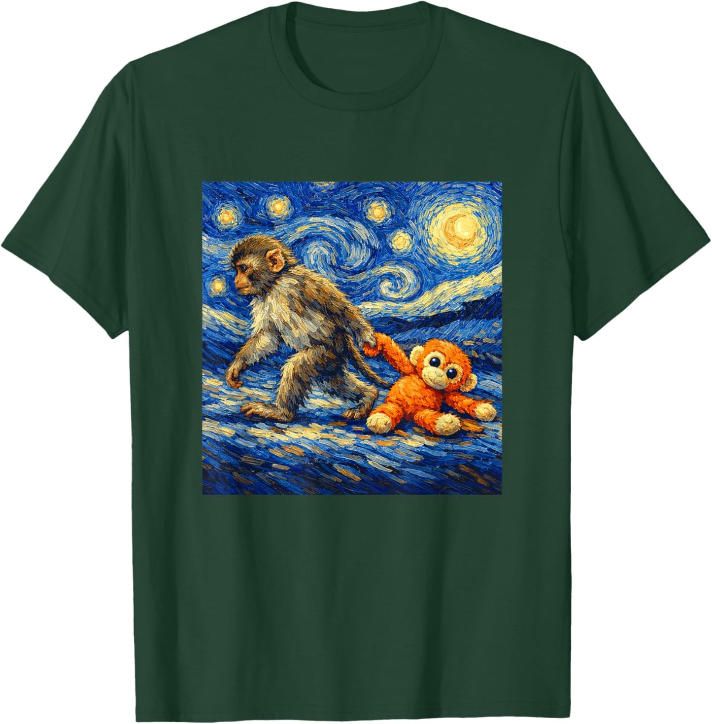 Monkey Punch Team Punch Baby Monkey T-Shirt - T-Shirt | Forest