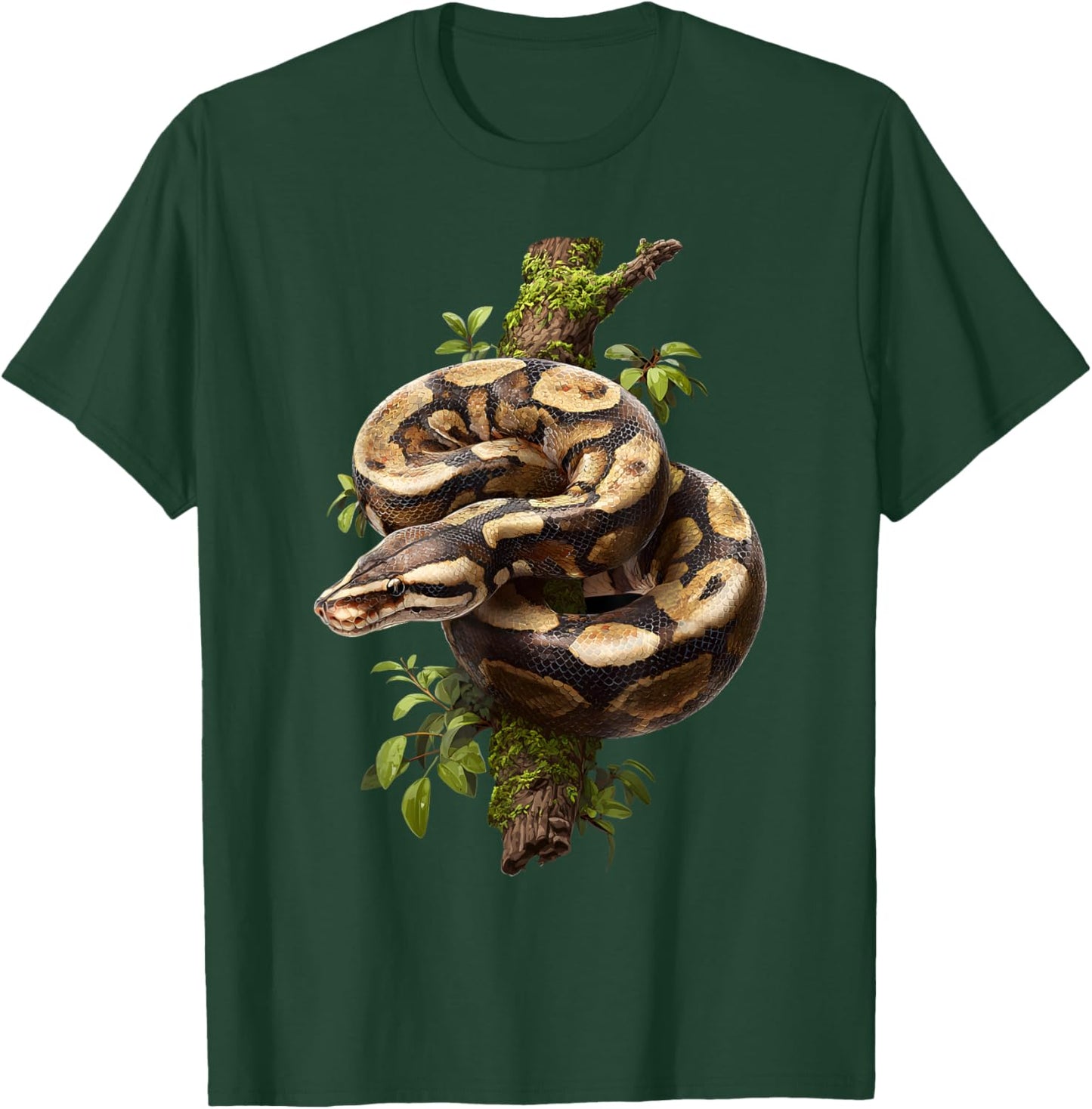 Ball Python Lover Reptile Keeper Snake Owner T-Shirt - T-Shirt | Forest