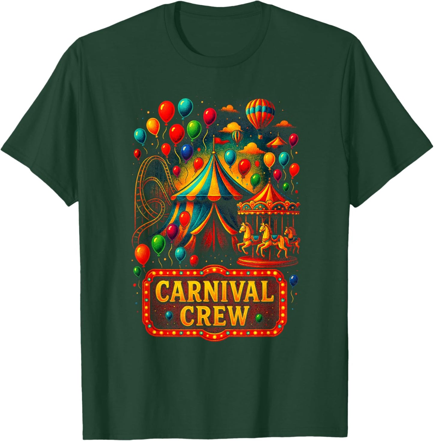 Carnival Crew - Carnival Party Matching Fun T-Shirt - T-Shirt | Forest