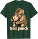 Cute Monkey Punch - Team Punch Kids and Animal Lovers T-Shirt - T-Shirt | Forest