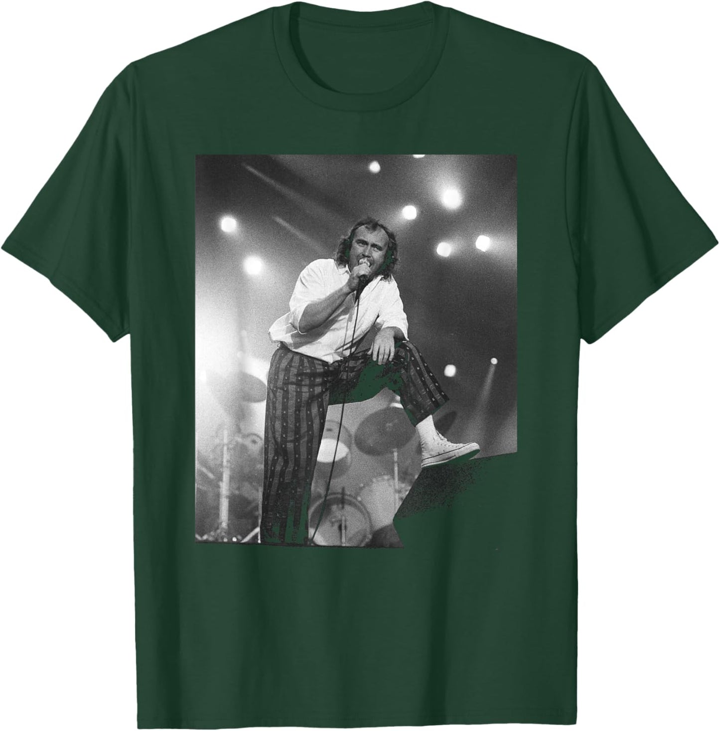 Genesis Phil Collins Singing Invisible Touch Tour 1987 T-Shirt - T-Shirt | Forest
