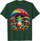 Tie-Dye Frog Peace Sign Mushroom Hippie T-Shirt - T-Shirt | Forest