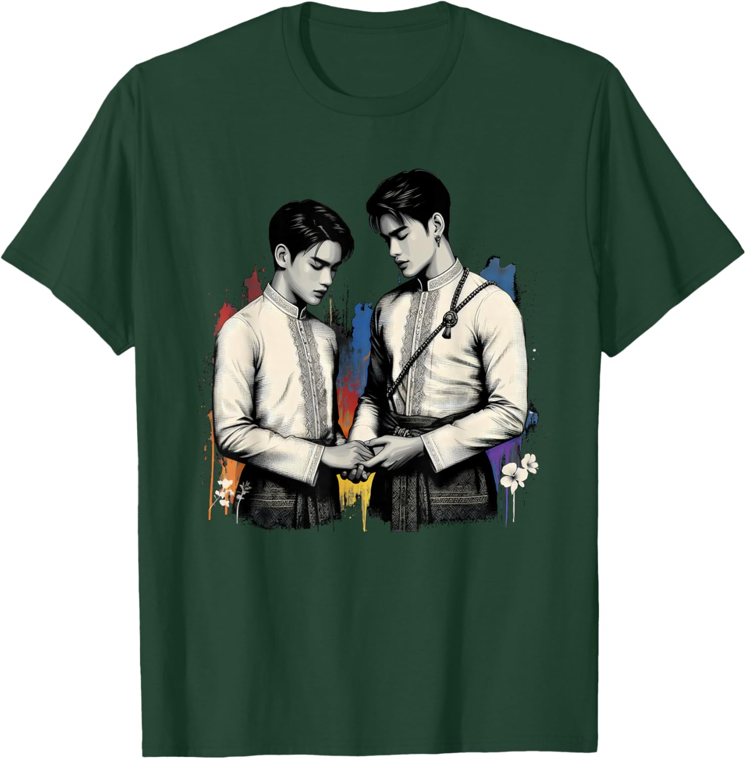Thai BL Boys Love Yaoi Gay LGBTQ Thailand Series Pride Month T-Shirt - T-Shirt | Forest