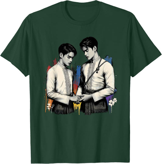 Thai BL Boys Love Yaoi Gay LGBTQ Thailand Series Pride Month T-Shirt - T-Shirt | Forest