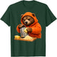 Funny Bear Grating Cheese Graphic Women Kids T-Shirt - T-Shirt | Forest