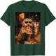 Dog Eating Pizza Funny Goldendoodle Meme T-Shirt - T-Shirt | Forest