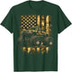 Retro Monster Trucks Vintage Monster Truck USA American Flag T-Shirt - T-Shirt | Forest