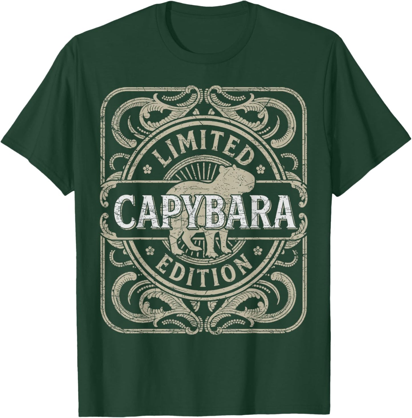 Capybara Vintage T-Shirt - T-Shirt | Forest