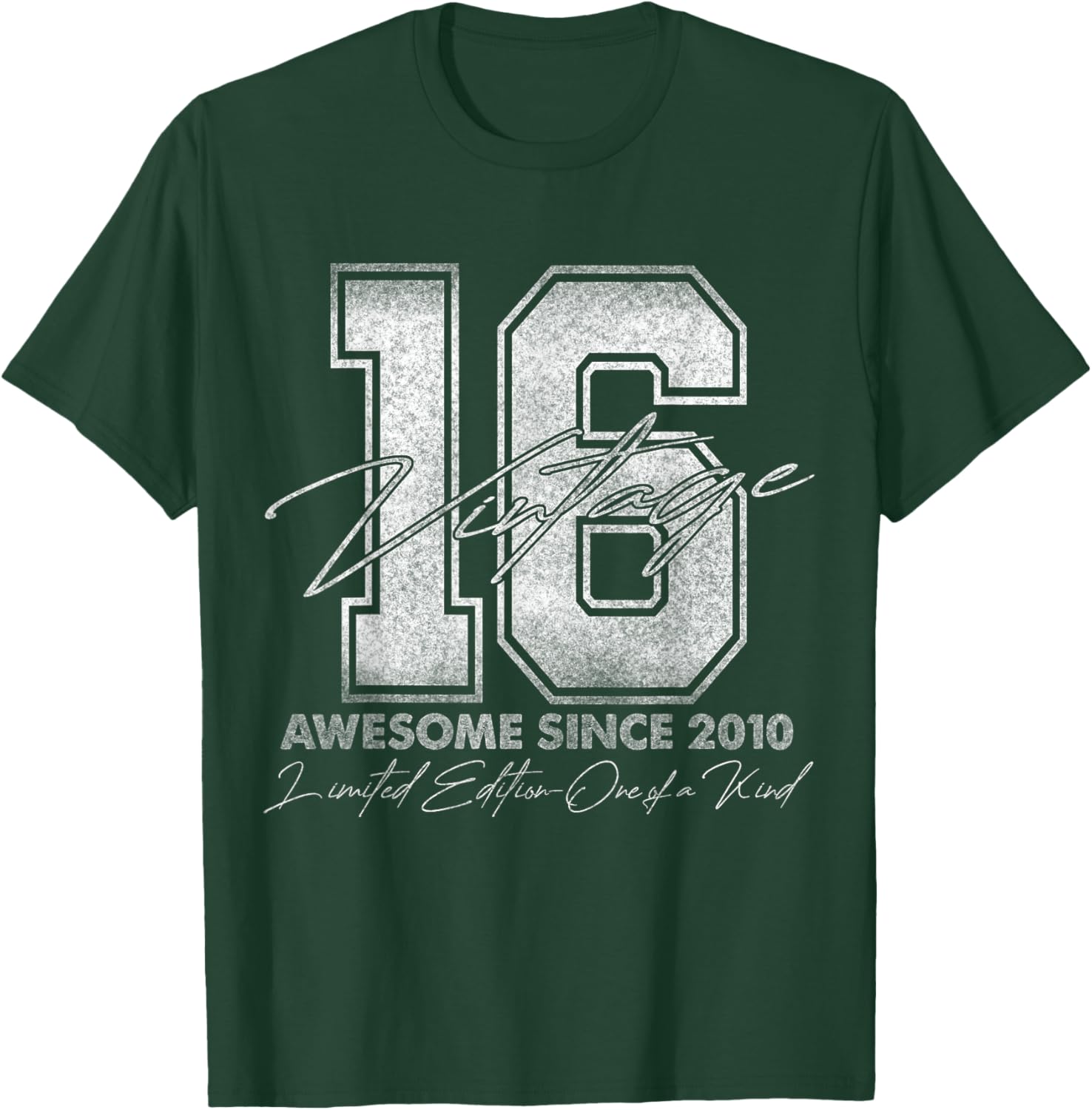 16 Year Old Gifts Vintage 2010 Limited Edition 16th Birthday T-Shirt - T-Shirt | Forest