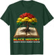 Honoring Past Inspiring Future Black History Education Teach T-Shirt - T-Shirt | Forest