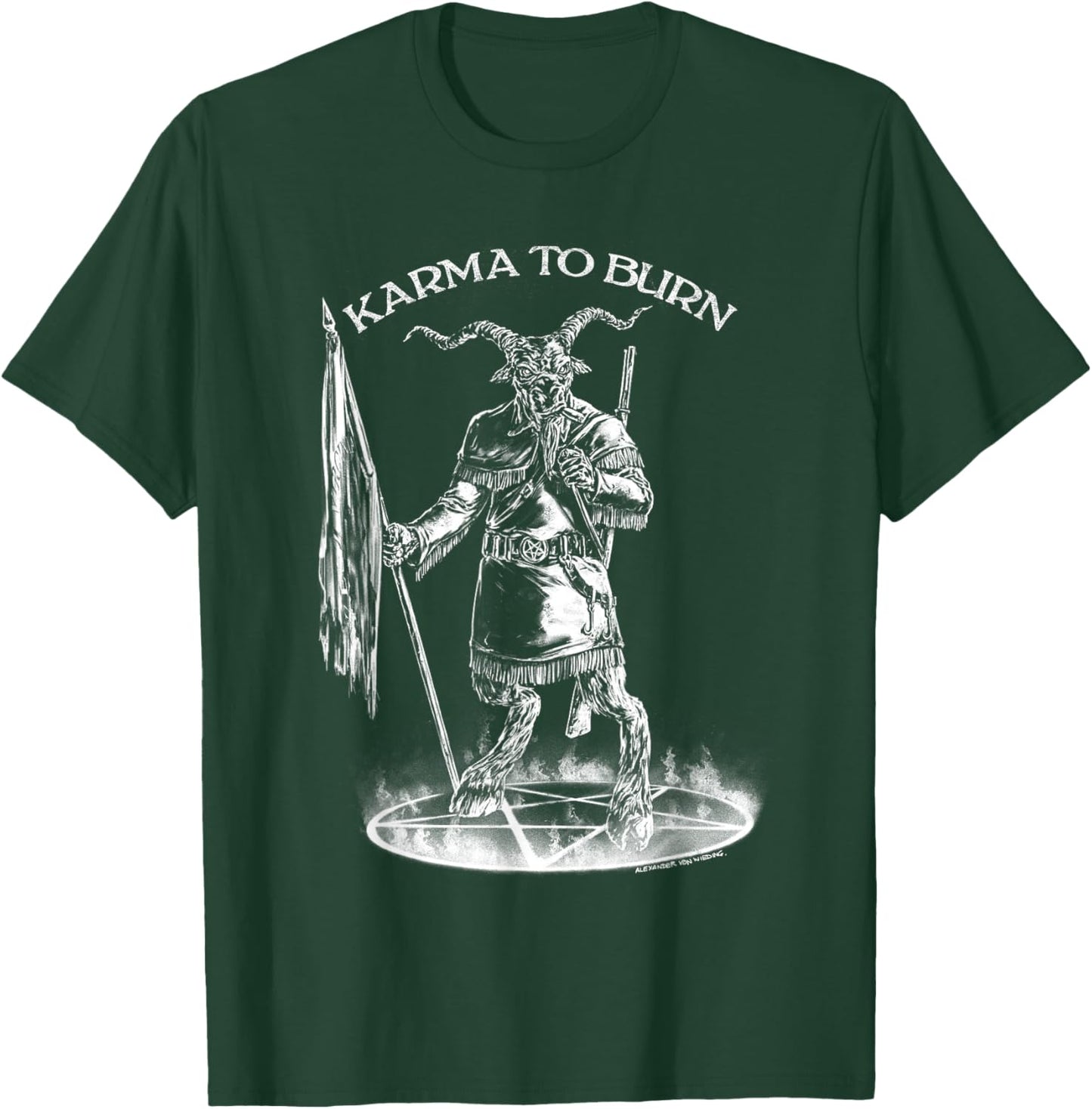 Karma to Burn - Standing Goataneer T-Shirt - T-Shirt | Forest
