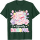 I'm Officially A Handful Five Pink Bow 5th Birthday Girls T-Shirt - T-Shirt | Forest
