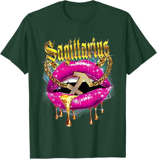 Sagittarius Queens Birthday Afro Girls Sagittarius Zodiac T-Shirt - T-Shirt | Forest