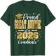 Proud Great-Auntie of a Class of 2026 Graduate Graduation T-Shirt - T-Shirt | Forest