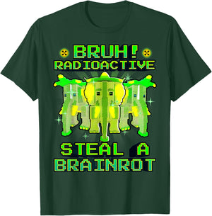 Bruh Radioactive Strawberry Elephant Funny Brainrot for Kids T-Shirt - T-Shirt | Forest