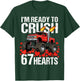 I'm Ready to Crush 67 Hearts Truck Gen Z Meme Valentines Day T-Shirt - T-Shirt | Forest