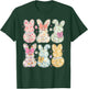 Funny Bunny Flower Rabbit Lovers Happy Easter Retro Trendy T-Shirt - T-Shirt | Forest