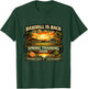 Spring Training Baseball is Back 2026 Retro Stadium Sunset T-Shirt - T-Shirt | Forest