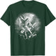 The Archangel Saint Michael Defeating Satan Christian Faith T-Shirt - T-Shirt | Forest