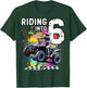 Riding Into 6 Year Old ATV Birthday T-Shirt - T-Shirt | Forest
