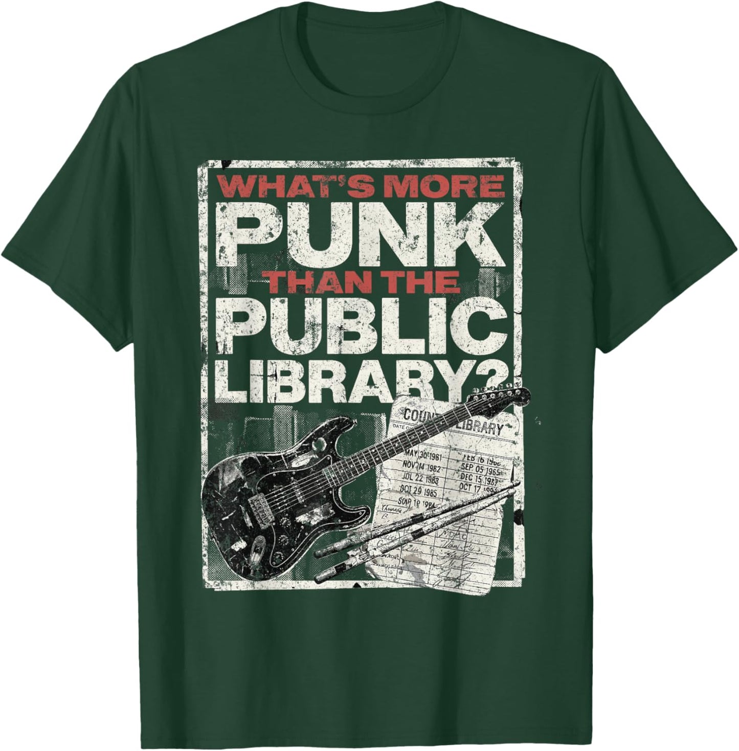 What's More Punk Than The Public Library T-Shirt - T-Shirt | Forest