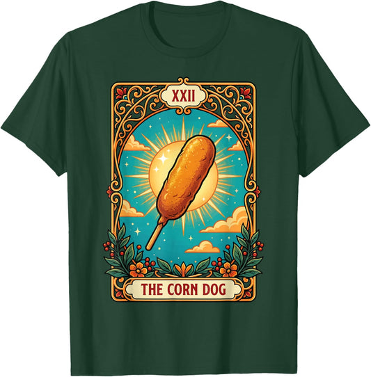 The Corn Dog Tarot Card T-Shirt - T-Shirt | Forest
