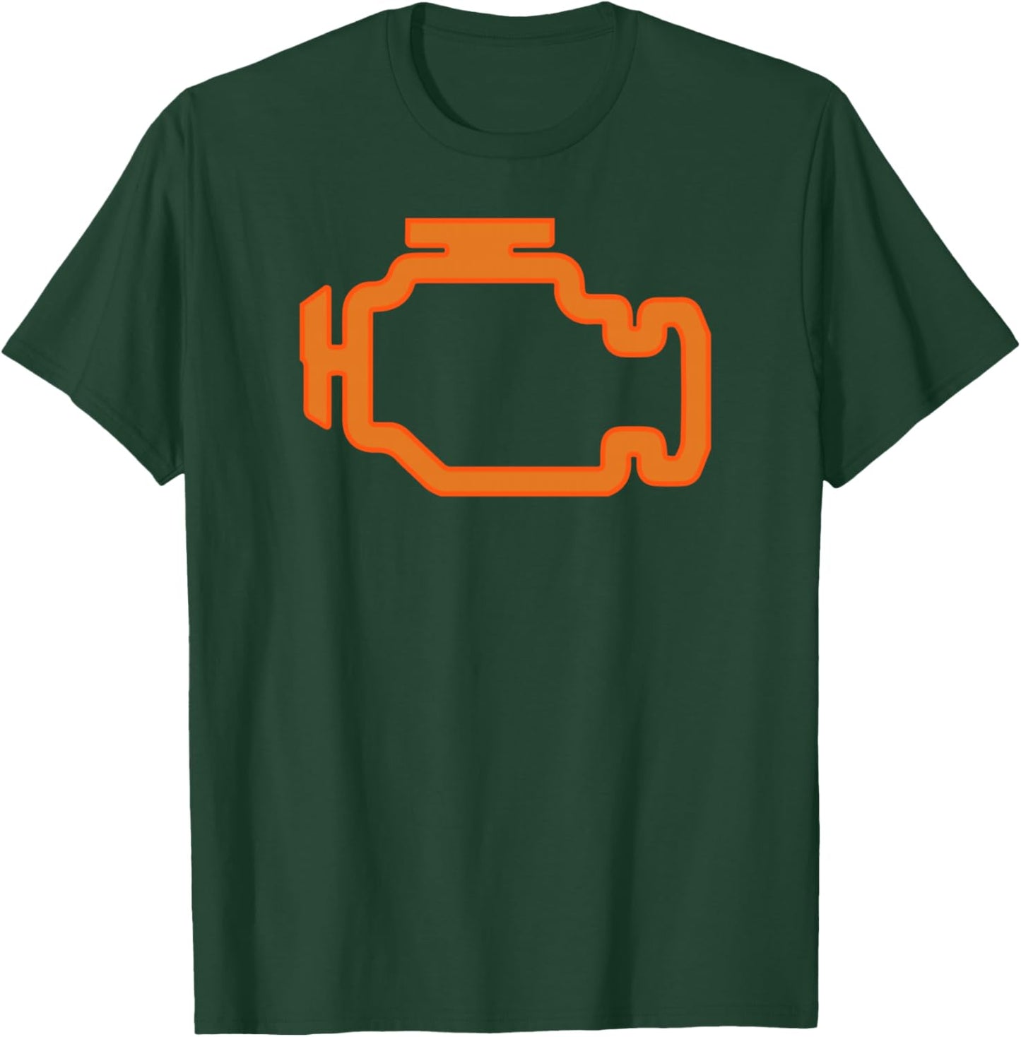 Check Engine Light T-Shirt - T-Shirt | Forest