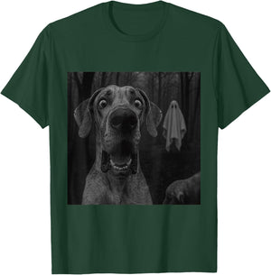 Great Dane Ghost Spooky Halloween T-Shirt - T-Shirt | Forest