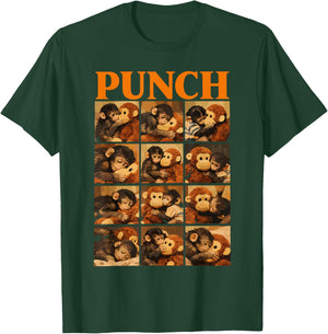 Cute Monkey Punch T-Shirt - T-Shirt | Forest