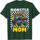 Monster Truck Mom of Birthday Boy Family Matching Bday Party T-Shirt - T-Shirt | Forest