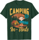 Tent Camping Retro Vintage Camping is in-Tents T-Shirt - T-Shirt | Forest