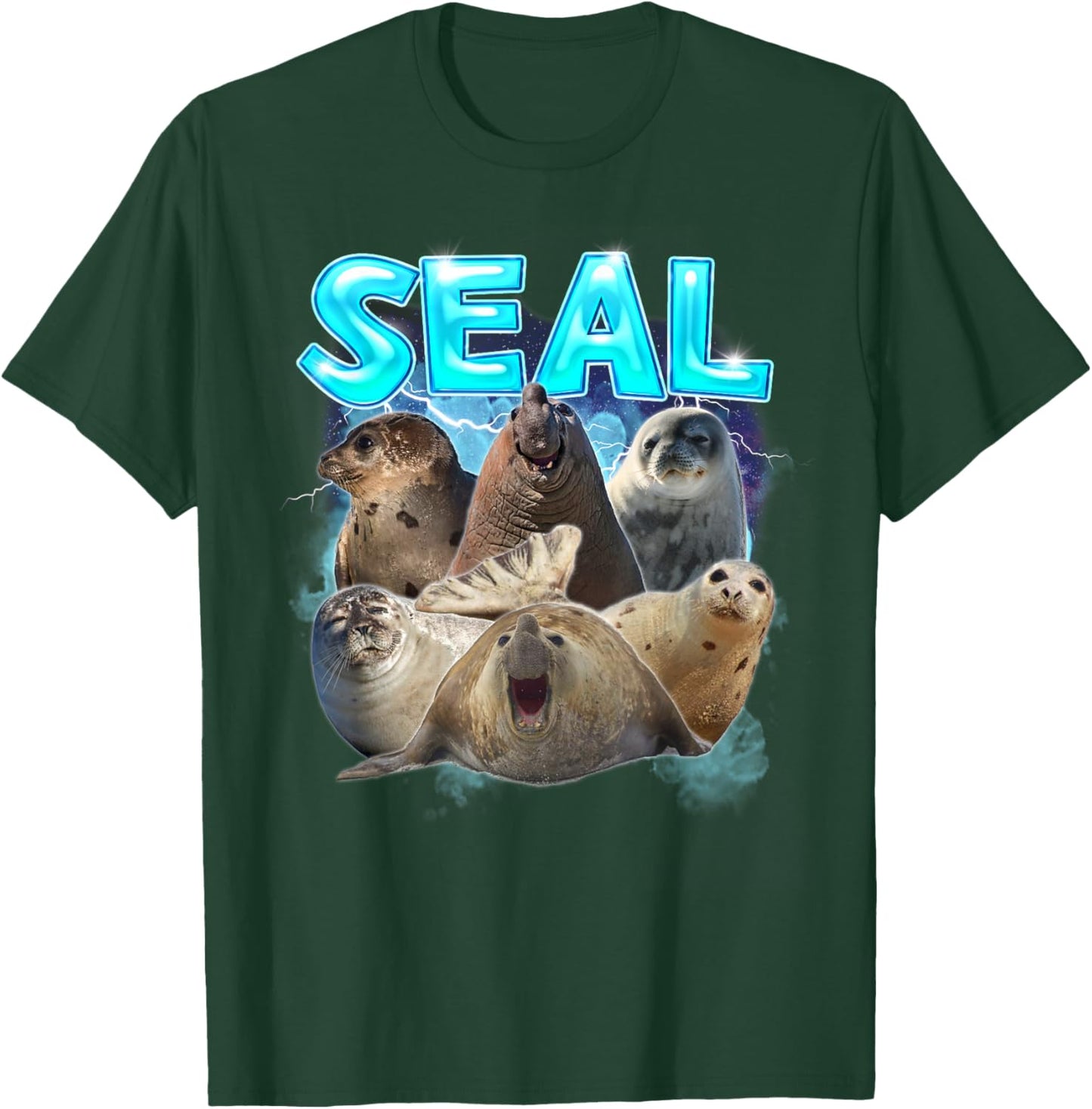Seal Meme Lover Funny Animal Lover Sea Lion Humor Hilarious T-Shirt - T-Shirt | Forest