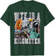 WTF is A Kilometer Meme Retro Funny Meme USA 90s America T-Shirt - T-Shirt | Forest