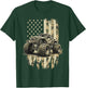 Monster Truck USA Flag Camo T-Shirt - T-Shirt | Forest