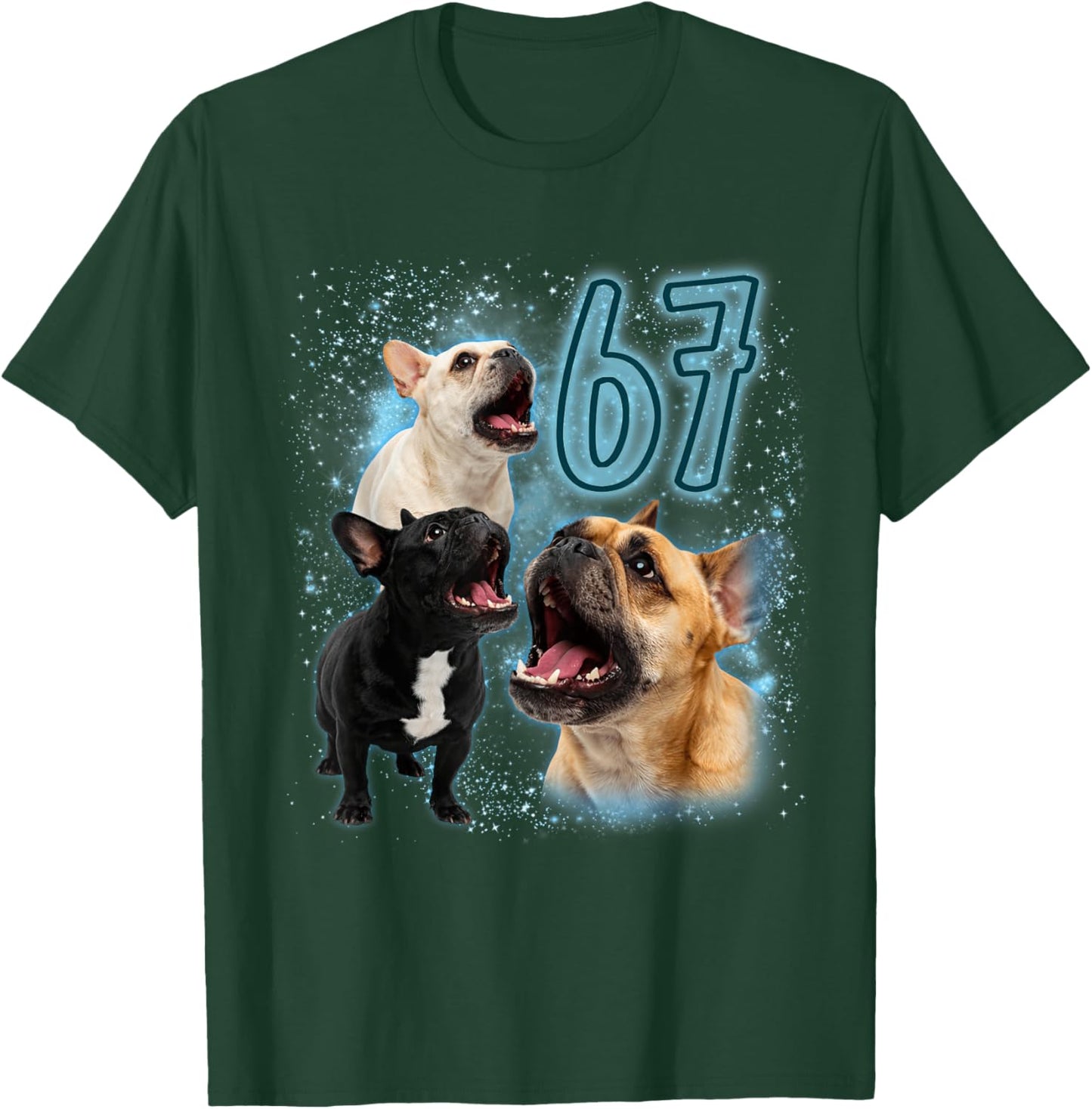 French Bulldog Lover 67 Meme Humor Sarcasm Frenchie Mom T-Shirt - T-Shirt | Forest