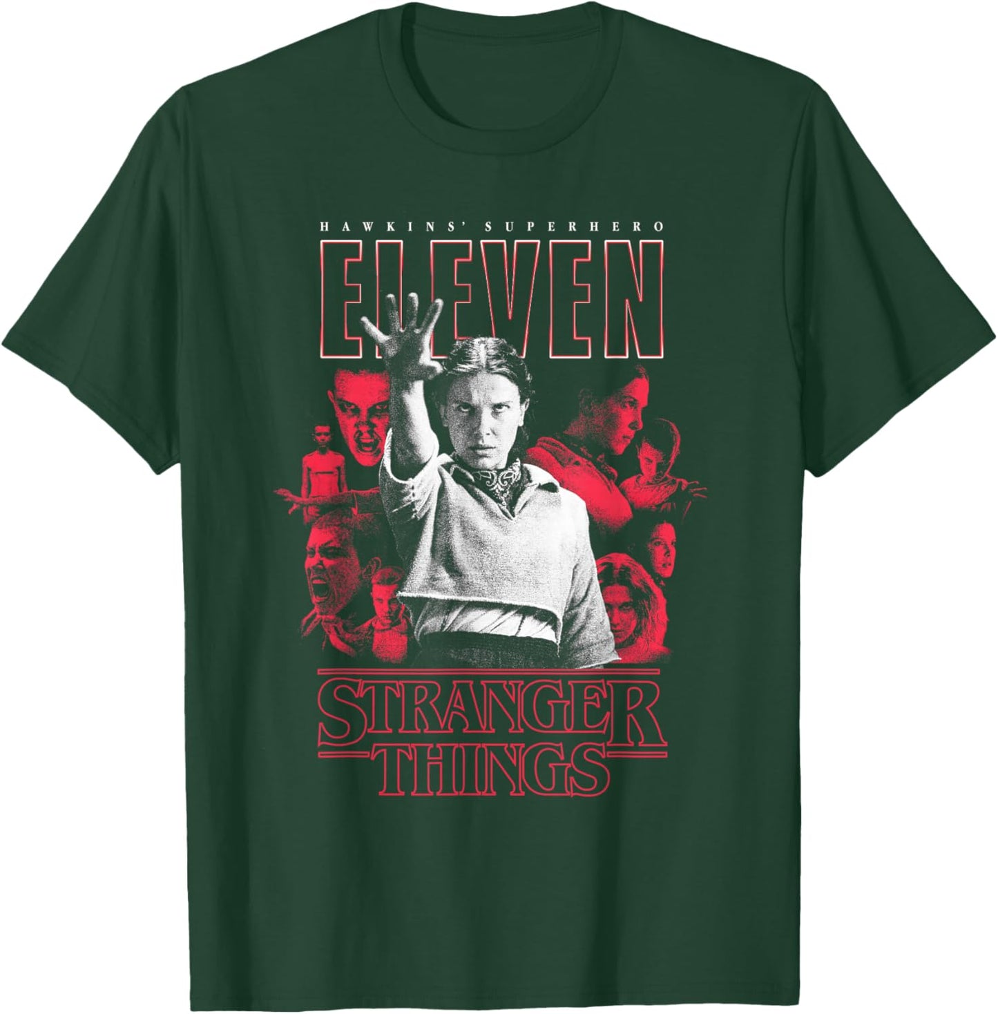 Stranger Things Season 5 Hawkins' Superhero Eleven Showcase T-Shirt - T-Shirt | Forest