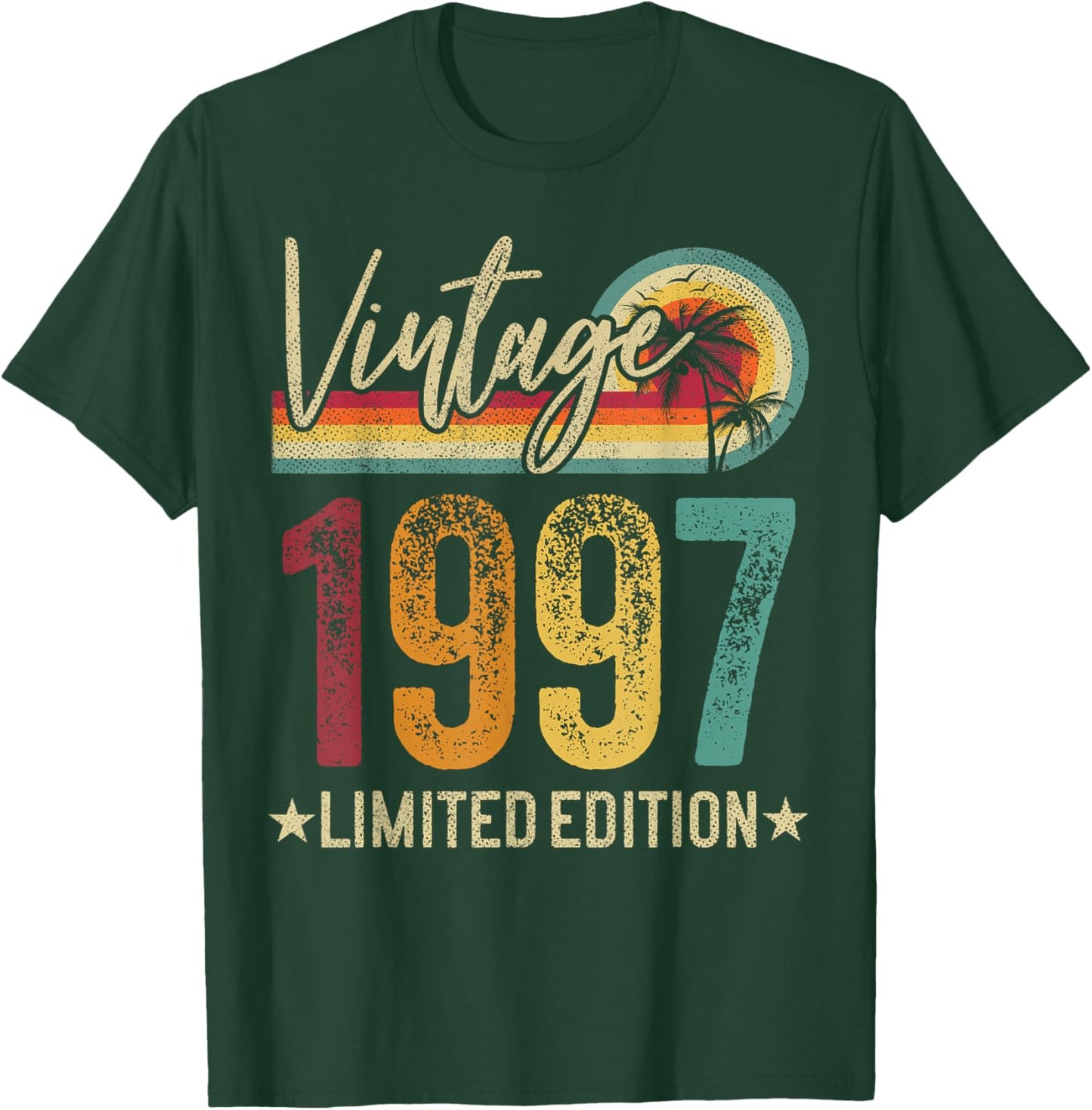 1997 28th Birthday 28 Years Old Retro Men Women - Vintage T-Shirt - T-Shirt | Forest