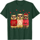 Valentine Day Lovely Capybara Love Heart Animal Girls T-Shirt - T-Shirt | Forest