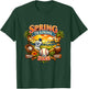 Spring Training 2026 Baseball Vintage Sunset Design T-Shirt - T-Shirt | Forest