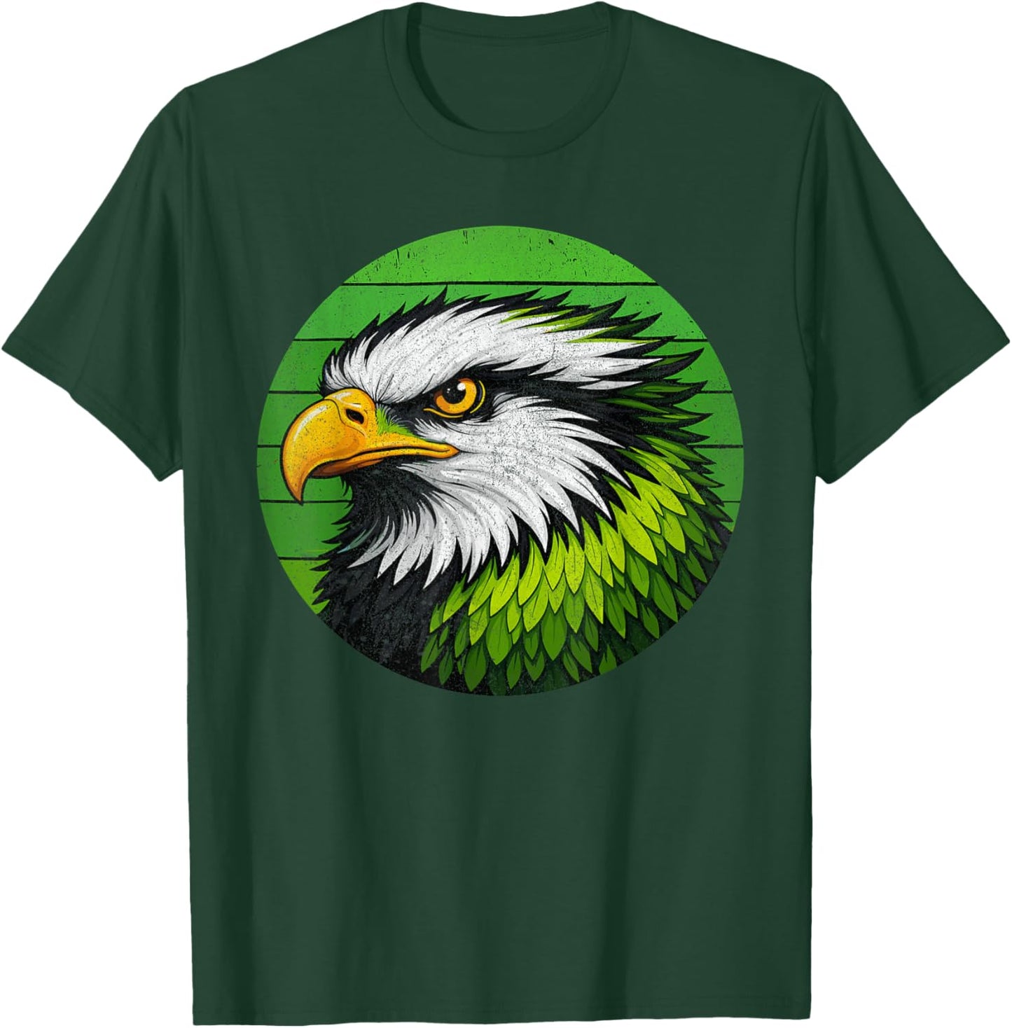 Retro Sea Hawk Men Women Kids Funny T-Shirt - T-Shirt | Forest