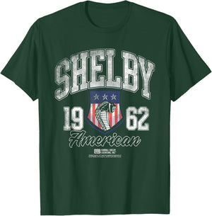 Carroll Shelby Snake American Shield T-Shirt - T-Shirt | Forest