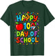 Happy 100th Day of School Cute for Kids Students Teachers T-Shirt - T-Shirt | Forest