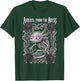 Skeleton Axolotl Gothic Heavy Metal Roses and Chains T-Shirt - T-Shirt | Forest