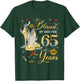 Blessed by God for 65 Years Old Women 65th Birthday Queen T-Shirt - T-Shirt | Forest