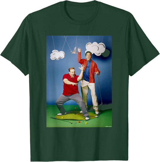 Ray Romano Kevin James Actors Golf Set by Michael Grecco T-Shirt - T-Shirt | Forest